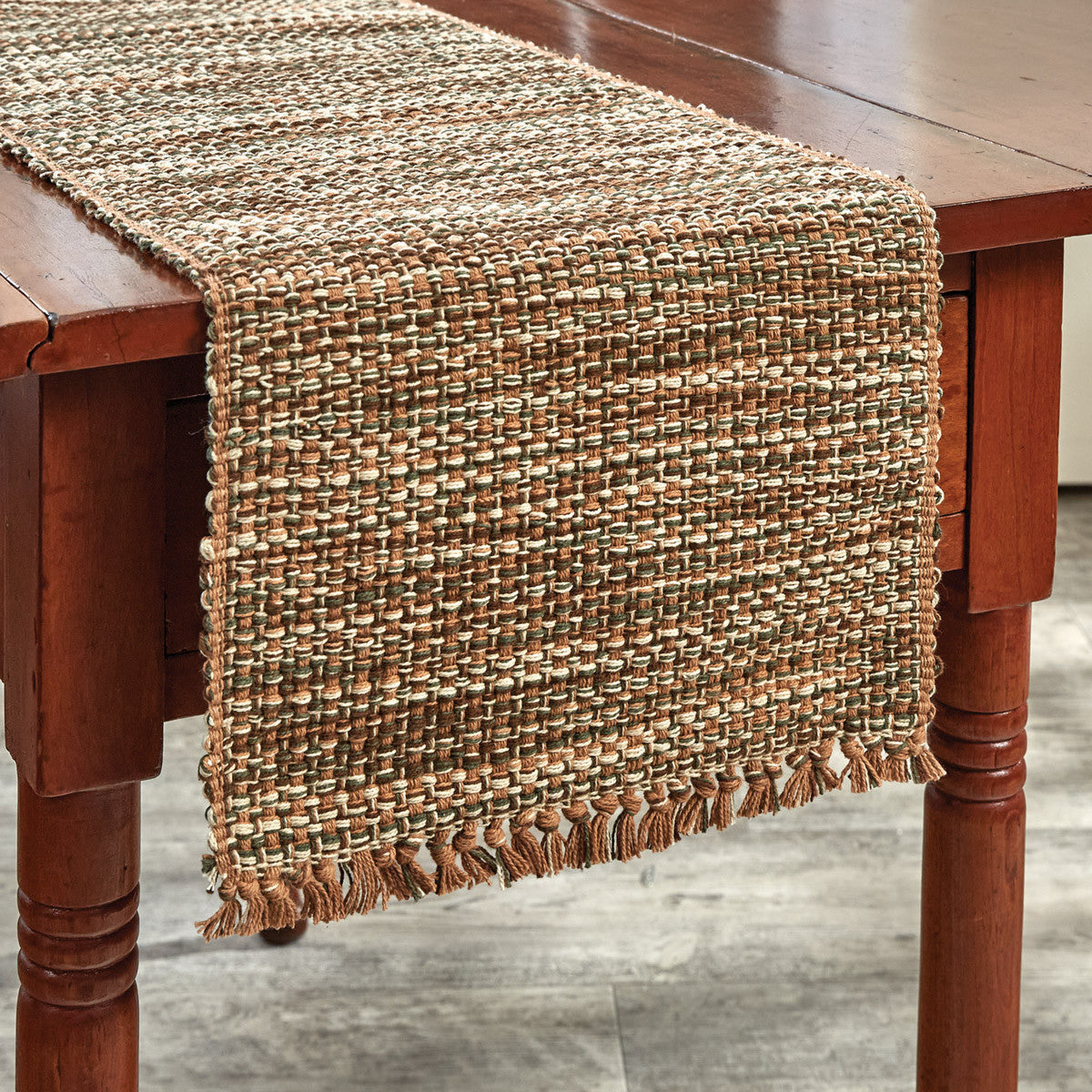 Tweed Table Runner - 54"L - Ginger