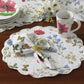 Wildflower Scalloped Placemat - Round  (Set of 4)