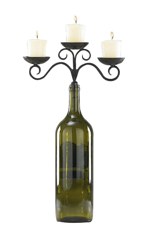 Three Votive Wine Bottle Topper