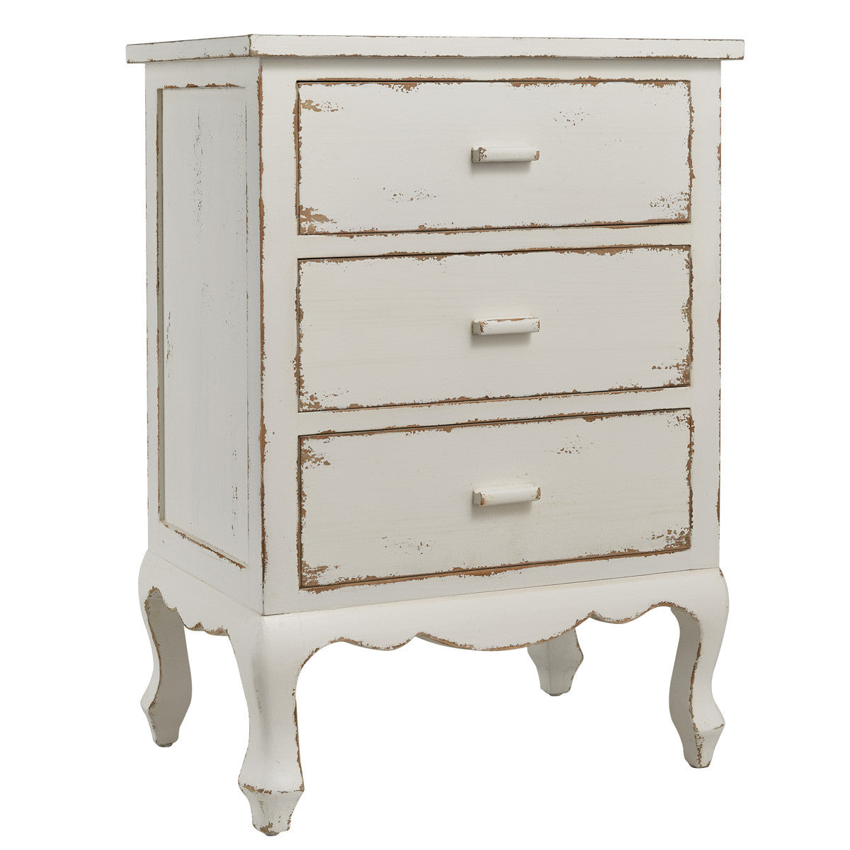 Cupboard Distressed White River Chic Designs   24 906W 01 