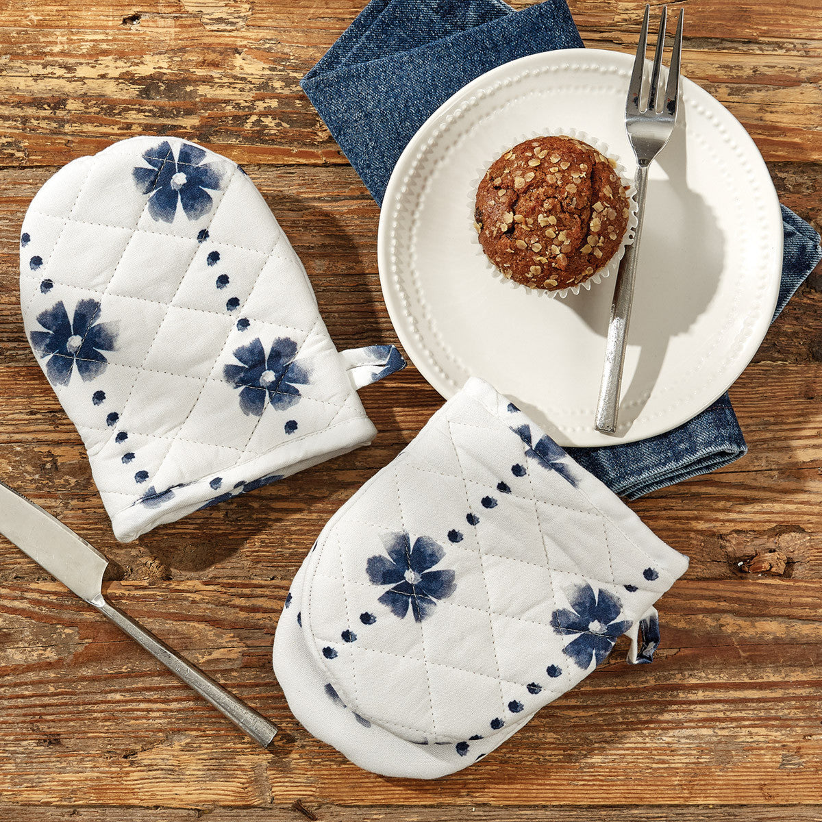 Bailey Floral Dishcloth Set