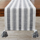 Raven Stripe Table Runner 72" L