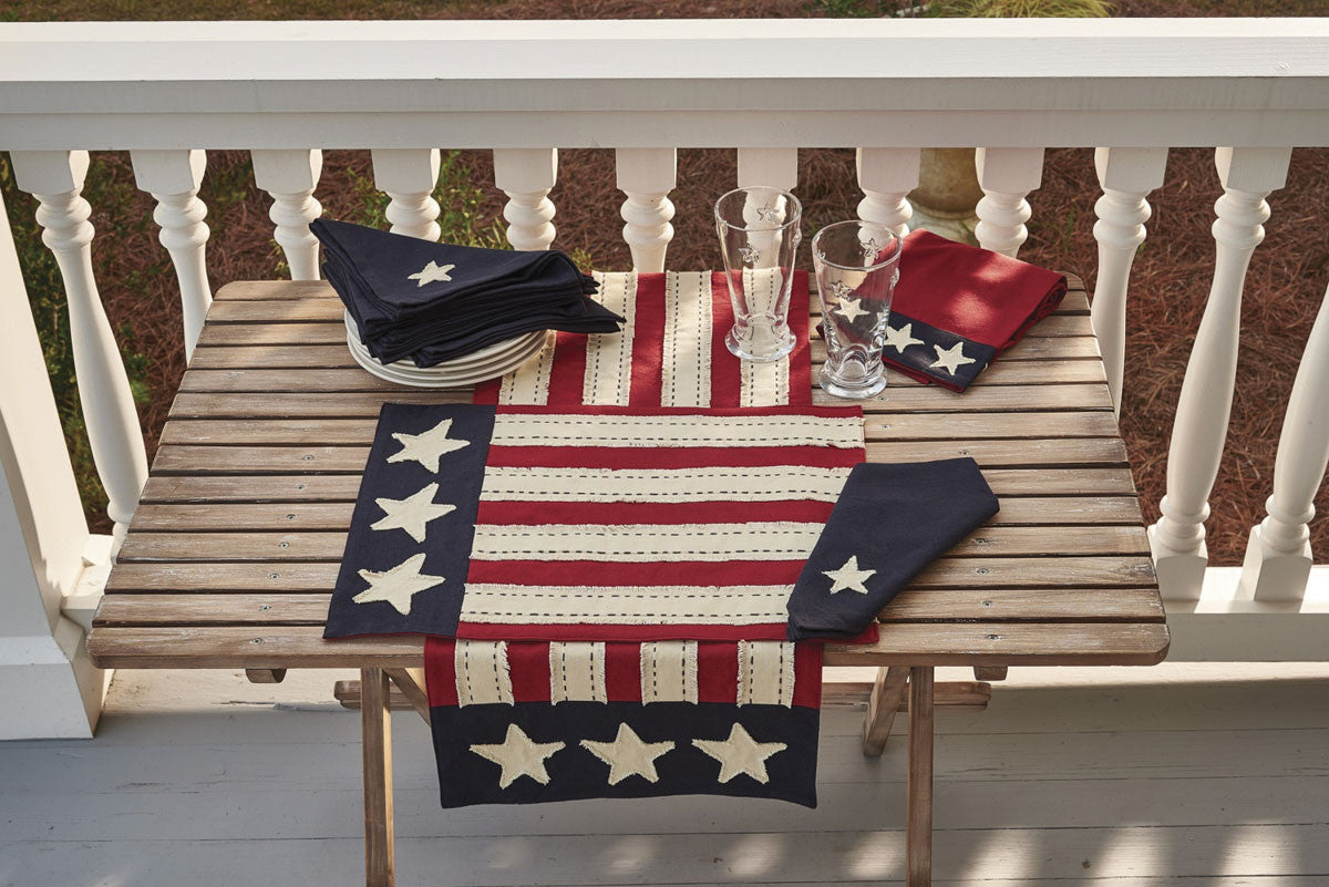 Star Spangled Table Runner / Swag 72" L