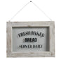 Farmhouse Framed Glass- Fresh Baked Bread