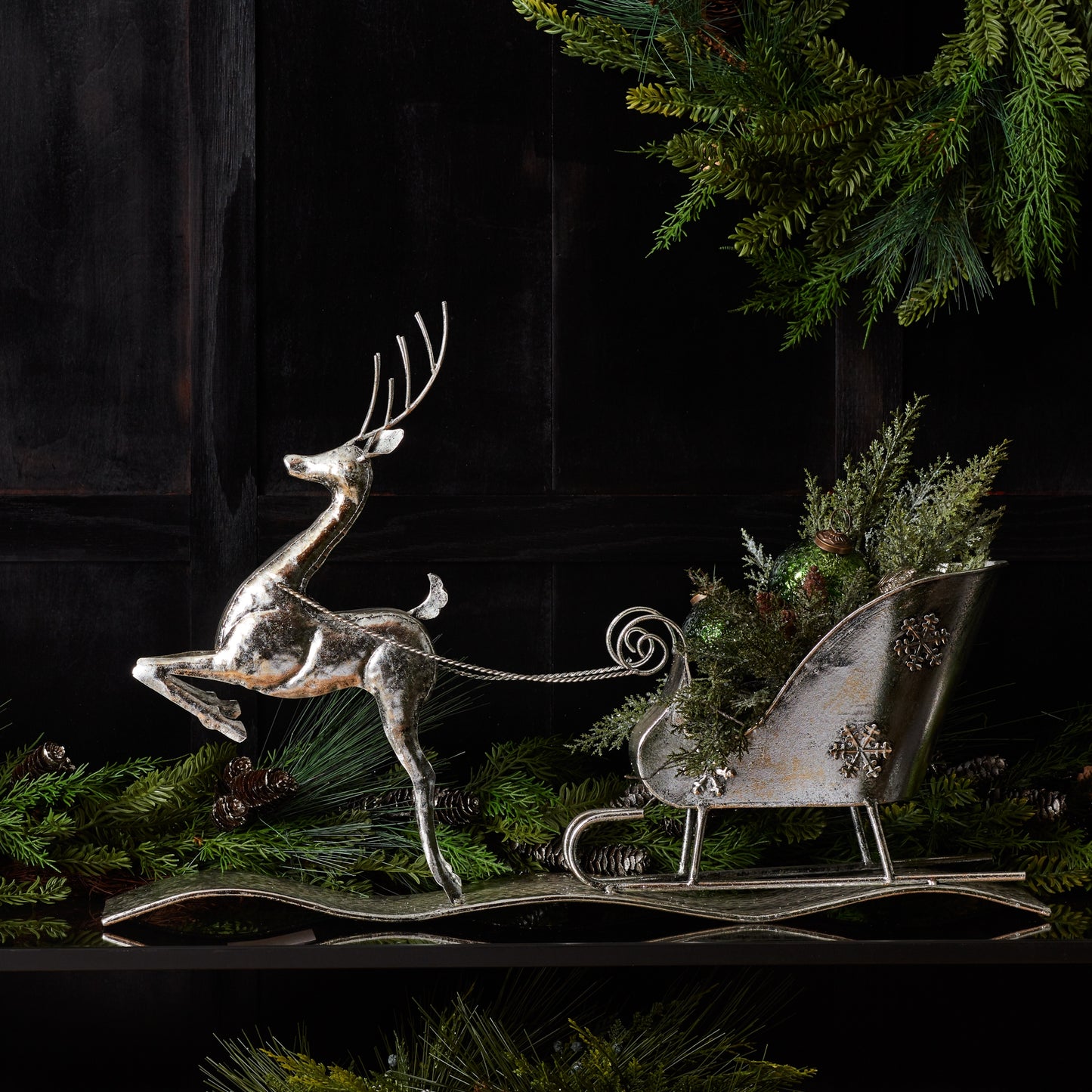 Reindeer with Sleigh