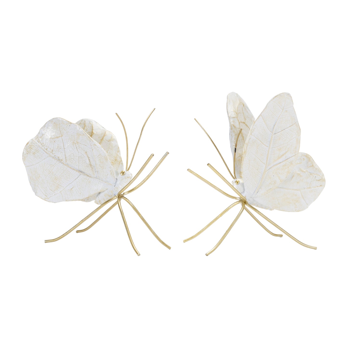 Set of 2 Butterflies - White