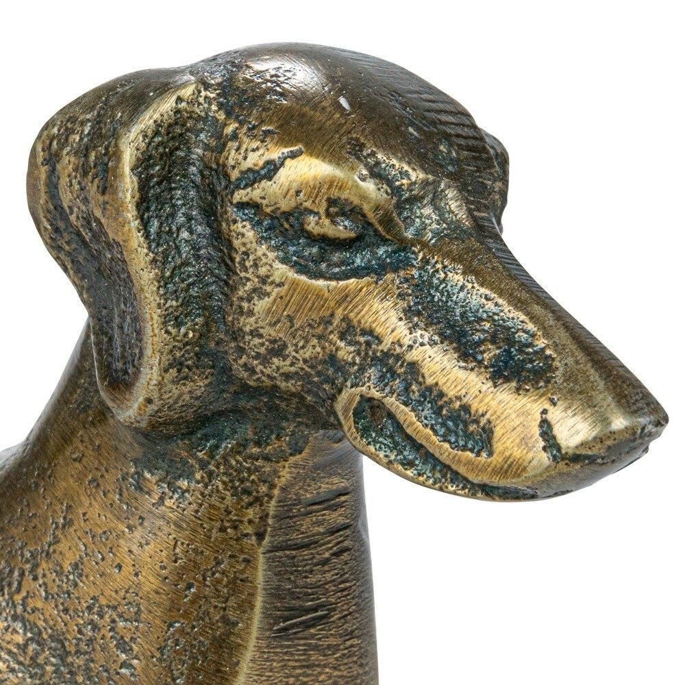 Brass Finish Dachshund