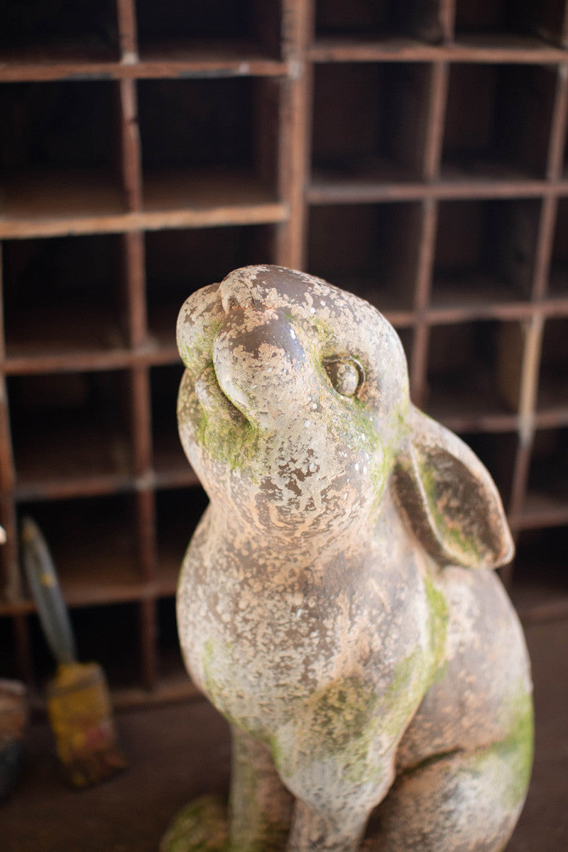 Cottontail Rabbit Garden Statue – River Chic Designs