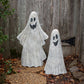 Set of Two Metal Ghosts