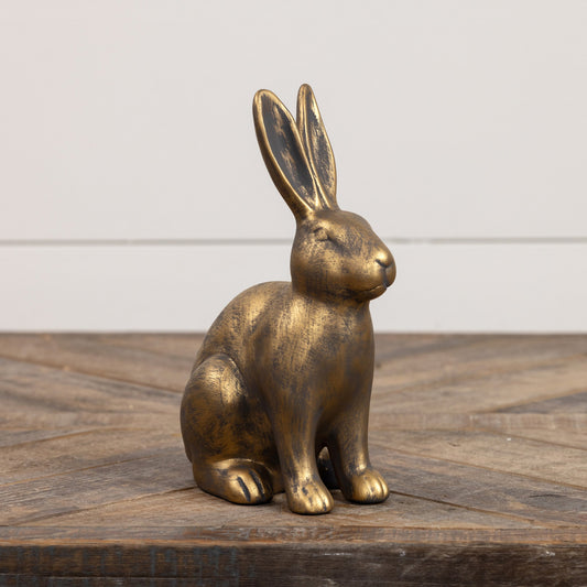 Gold Sitting Bunny