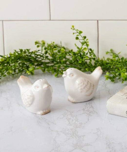 Ceramic Bird Salt And Pepper Shakers