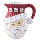 Santa Swirl pitcher