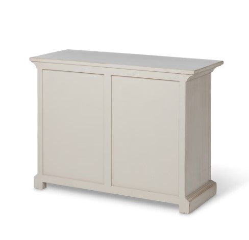 Adeline Wood Console with Glass Doors