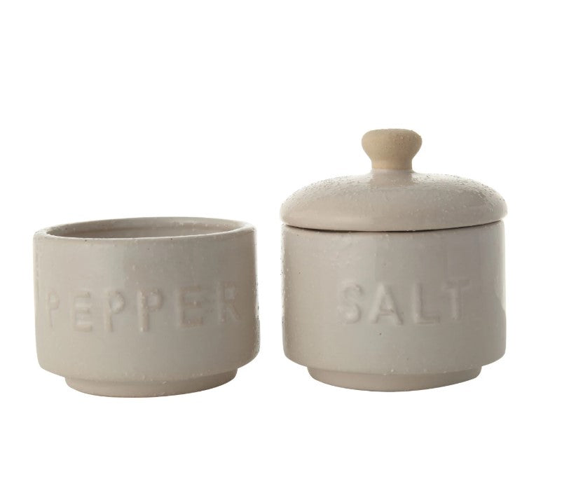 Stacked Salt & Pepper Cellar