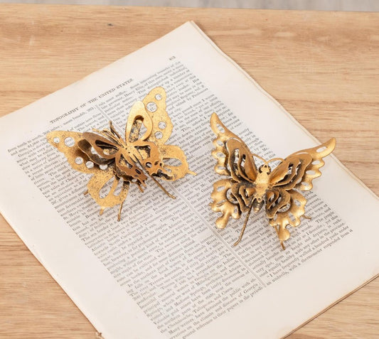 Gold Metal - Butterflies (set of 2)