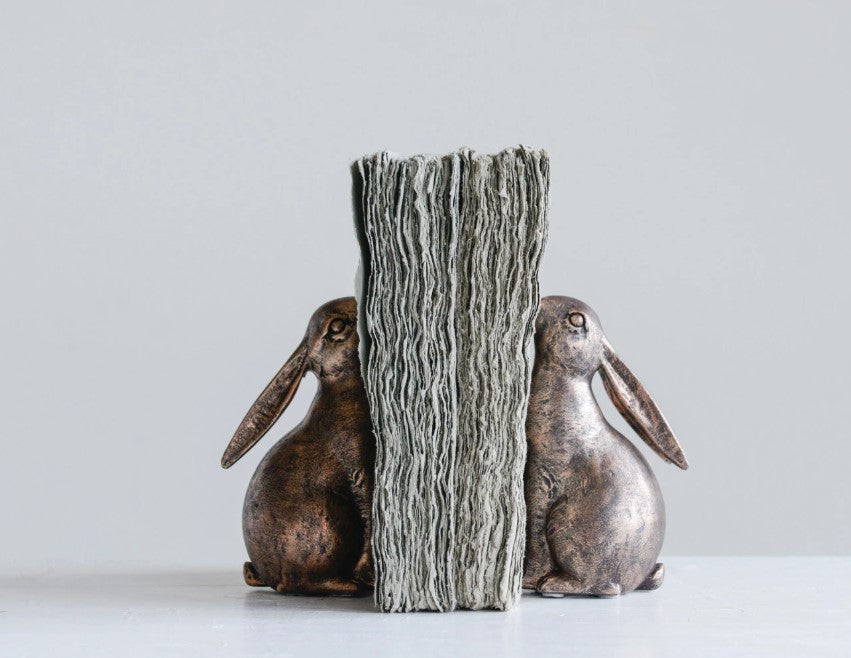 Bunny Bookends, Set of 2