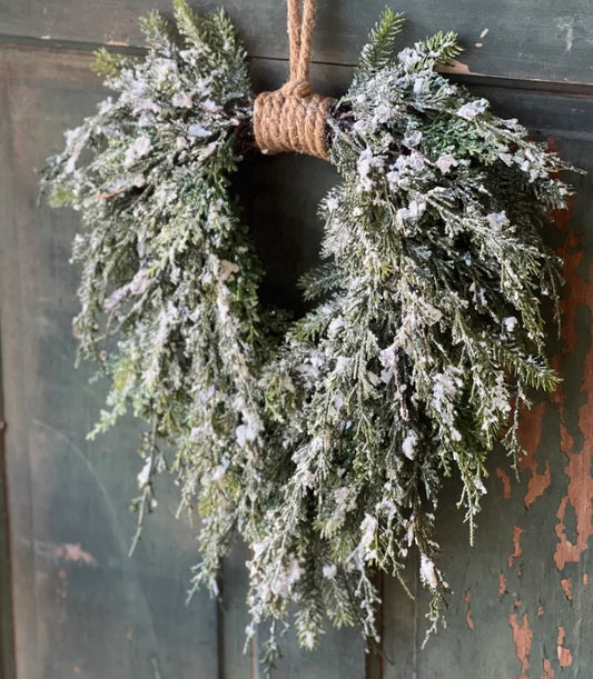 Prismatic Greens Wreath | 18"