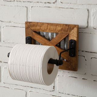 Barn Door Toilet Paper Holder