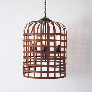 Three-Light Rustic Pendant Light - River Chic Designs