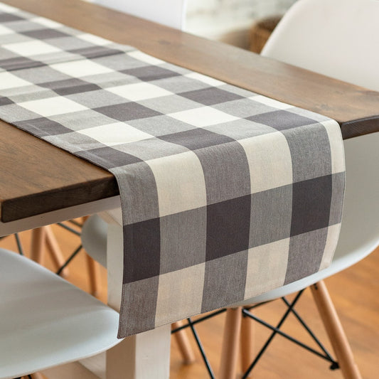 Runner - Buffalo Check / Gingham (Double Sided) - River Chic Designs